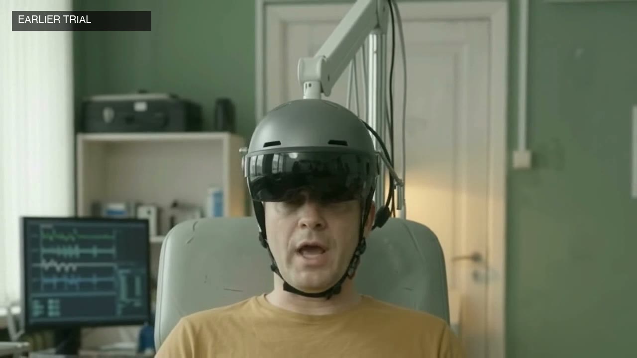 Daniel during the laboratory trial